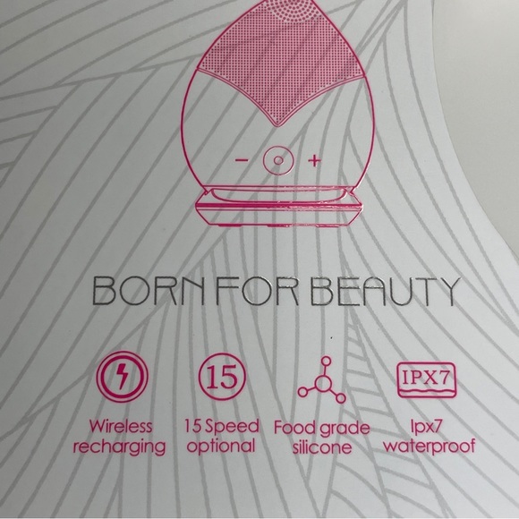 Massage facial instrument Wireless Recharging BORN FOR BEAUTY PINK color - Picture 14 of 16